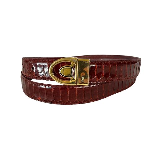 ysl snake belt|ysl belt vintage.